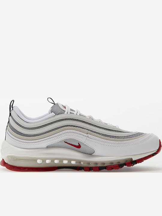 Air Max 97 Herren Sneakers White / Particle Grey / Photon Dust / Varsity Red