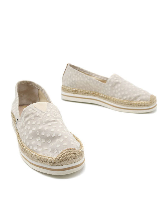 Women's Fabric Espadrilles Beige