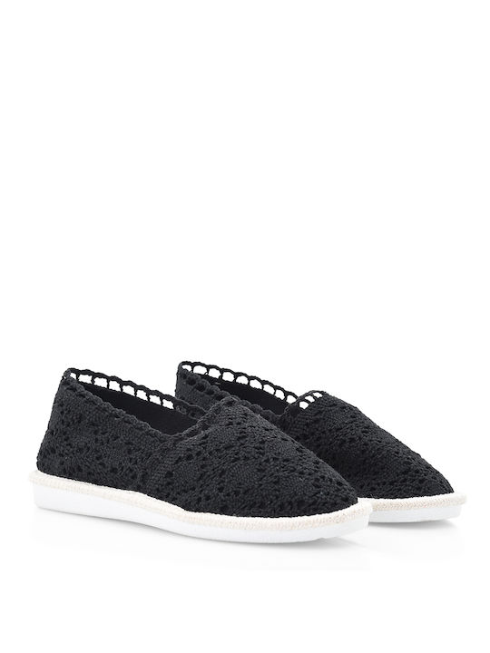 Bozikis Women's Knitted Espadrilles Black