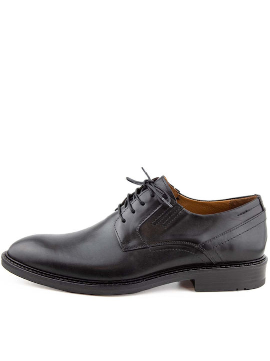 Damiani Leder Herren Freizeitschuhe Schwarz