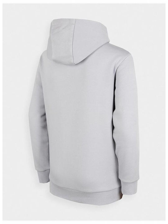 4F Kids Sweatshirt with Hood and Pocket Gray