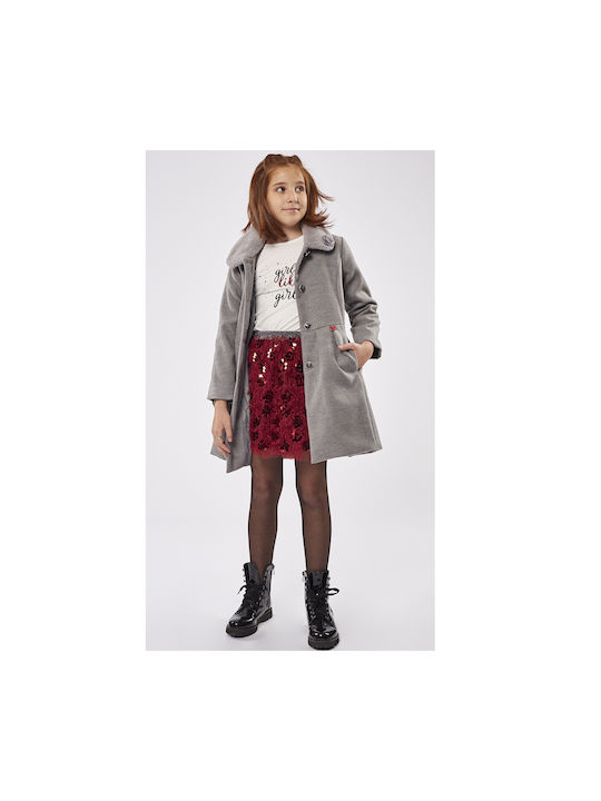 Evita Kinderjacke Lang Gray