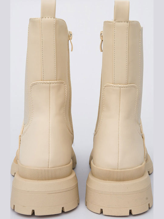 Women's Chelsea Boots Beige