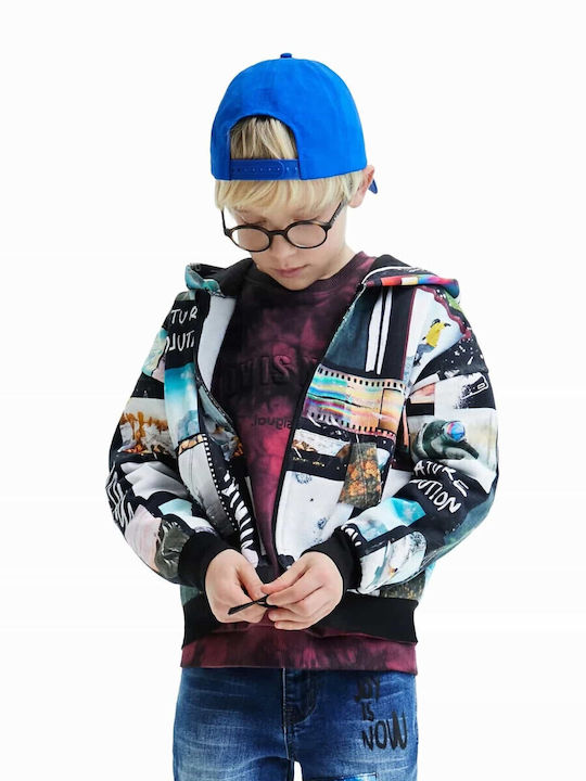 Kinder-Sweatshirtjacke mit Kapuze Mehrfarbig Himalaya