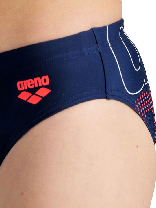 Arena Swim Briefs Graphic Детски Бански Плувни гащи Син
