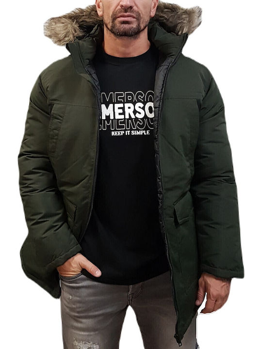 Jack & Jones Geacă Parka Verde Olive