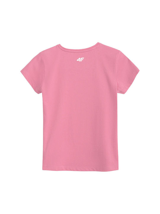 4F Kinder-T-Shirt Rosa