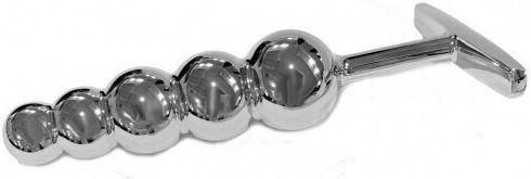 CyprusLoveShop Πρωκτικές Μπίλιες Ασημί 16cm