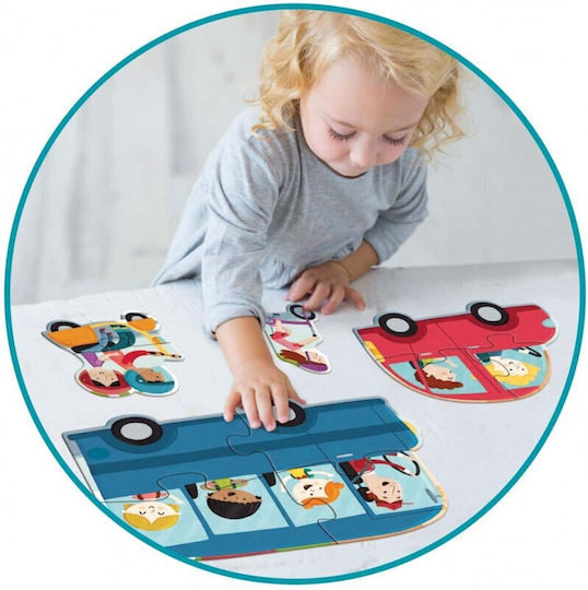 Παιδικό Puzzle Οχήματα XXL για 2+ Ετών 18pcs Goula