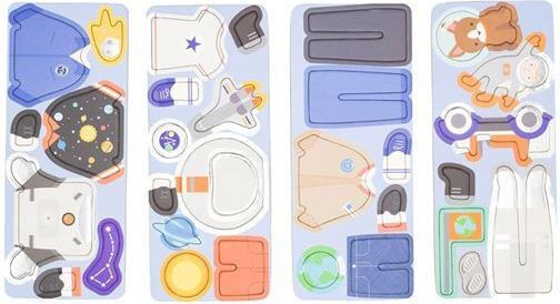 Mieredu Magnetisches Bauspielzeug Space Adventurer für Kinder ab 3+ Jahre alt Jahren