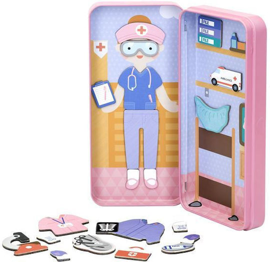 Mieredu Μαγνητικό Παιχνίδι Κατασκευών Health Professional για Παιδιά 3+ Ετών ME087