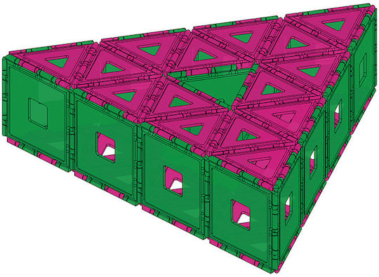 Gigo Παιχνίδι Κατασκευών Πλαστικό Geometric Creative Kit για Παιδιά 4+ Ετών