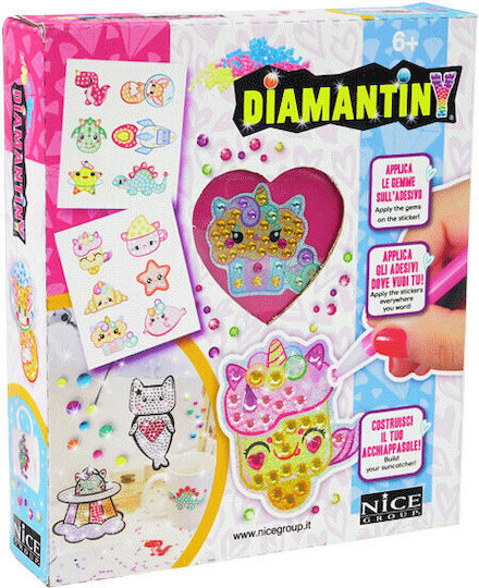Nice Group Stickers Creations with Gems for Children 6+ years old Years