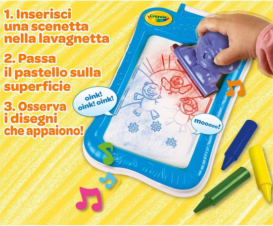 Crayola Ζωγραφική Mini Kids Πίνακας με Μουσική για Παιδιά 2+ Ετών