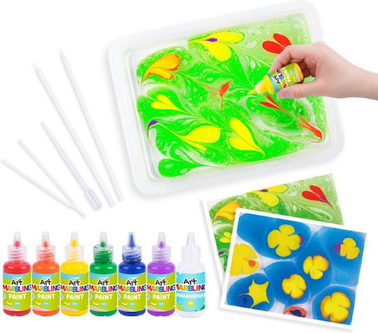 Tooky Toys Боядисване Marbling за Деца 3+ години+ Години