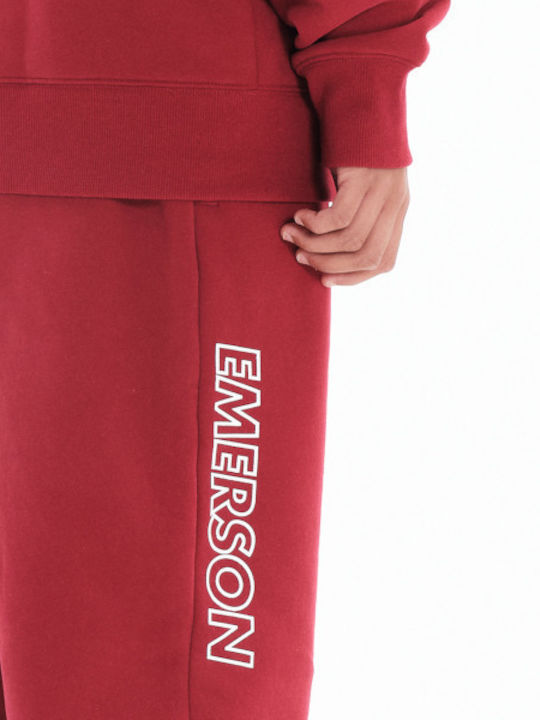 Pantaloni de trening cu Elastic Roșu