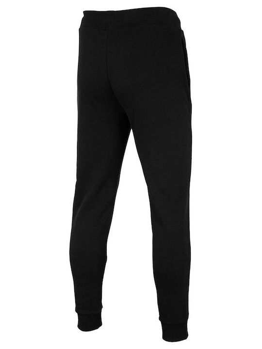 4F Men's Sweatpants with Rubber Black