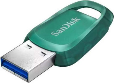 Sandisk Ultra Eco 128GB USB 3.1 Stick Grün