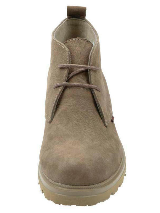 Leather Women's Oxford Boots Pouro