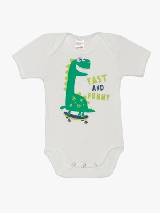 Minerva Hey Dino Mâneca scurta Multicolor 3buc