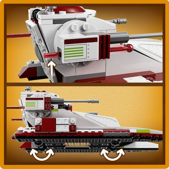 LEGO Star Wars Republic Fighter Tank за 7+ Години 262 Бройки