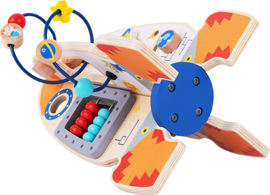 Tooky Toys Лабиринт Ракета за дейности от дърво за 24++ месеца