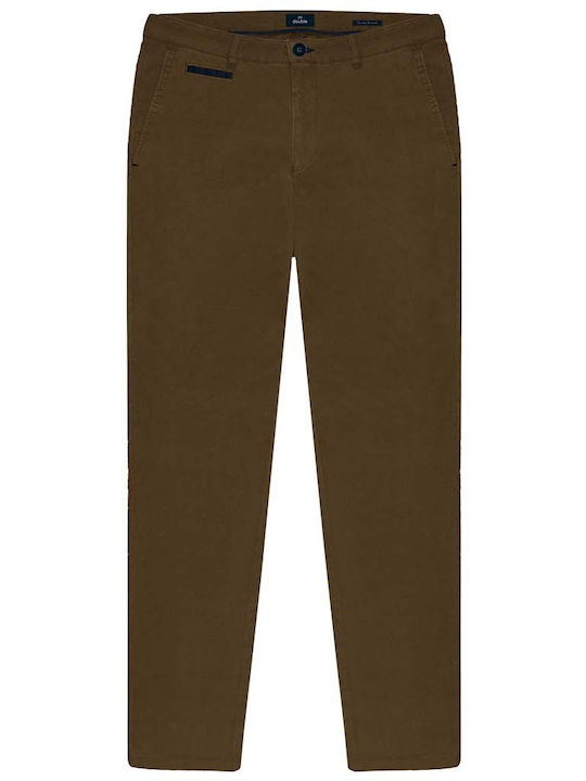 Men's Chino Trousers Elastic Camel