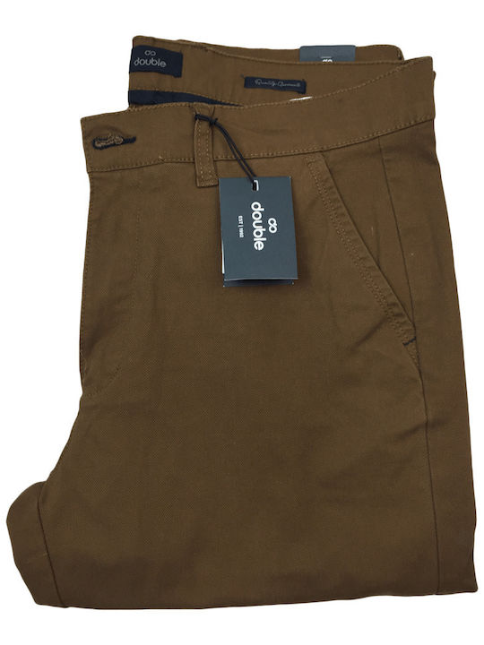 Men's Chino Trousers Elastic Camel