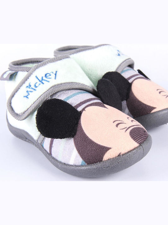 Mickey Παντόφλες Μποτάκια Γκρι