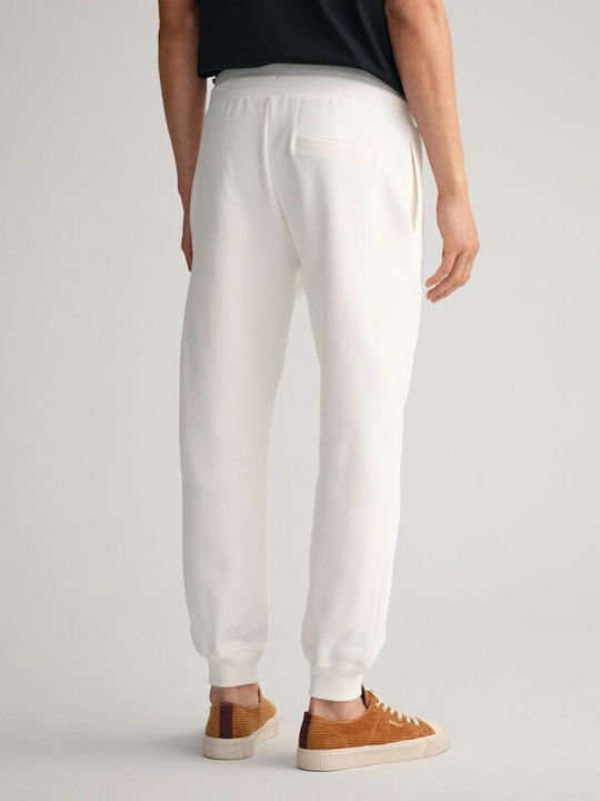 Cargo Sweatpants with Elastic White