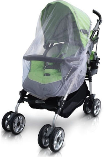 Just Baby Mosquito Net Tulle with Elastic White 120x60cm