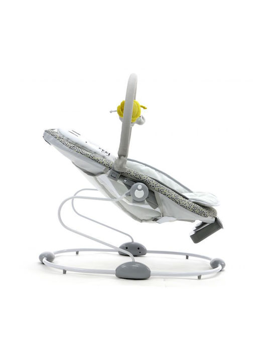 Asalvo Electric Baby Relax Nordic with Music and Vibration Gray for Child up to 9kg