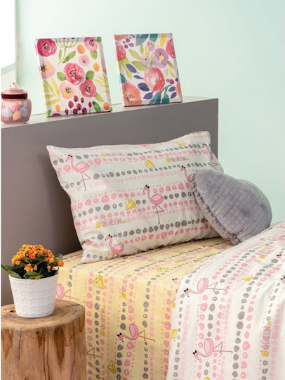 Palamaiki TC930 Set de față de pernă pentru copii din bumbac 100% 50x75cm Colorate Palamaiki TC930 Set de față de pernă pentru copii din bumbac 100% 50x75cm Colorate