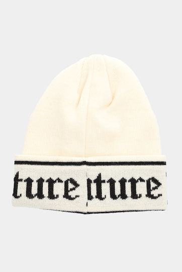 Beanie Γυναικείος Σκούφος Πλεκτός σε Μπεζ χρώμα