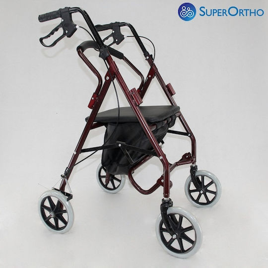 SuperOrtho Klappbarer Gehhelfer & Korb Blau