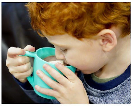 Melii Baby Cup made of Plastic Light Blue 145ml for 12m+m+