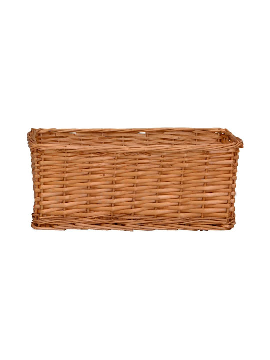 vidaXL Set of Decorative Baskets Straw Brown 4pcs