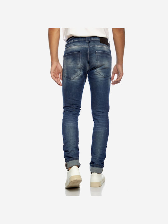 Brokers Jeans Ανδρικό Παντελόνι Τζιν σε Slim Εφαρμογή Μπλε