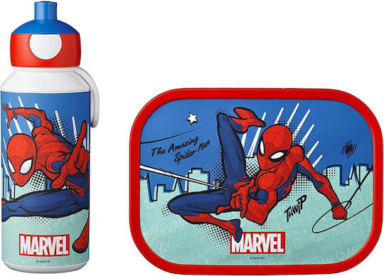 Rosti Mepal Spiderman Plastic Kids' Lunch Set Spiderman 0.75lt Multicolour x x 6.1cm
