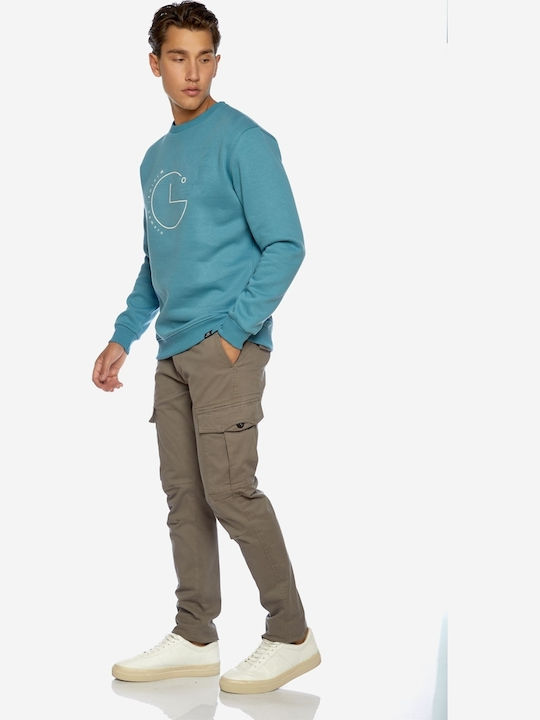 Trousers Cargo Elastic in Regular Fit Gray