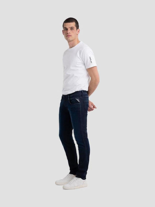 Herren Jeanshose Elastisch mit Skinny Passform Blau