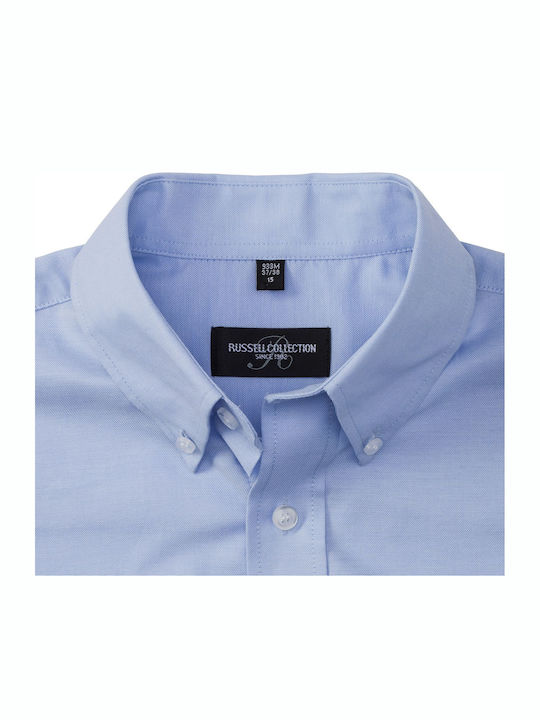 Russell Europe Ανδρικό Διαφημιστικό T-shirt Κοντομάνικο σε Μπλε Χρώμα