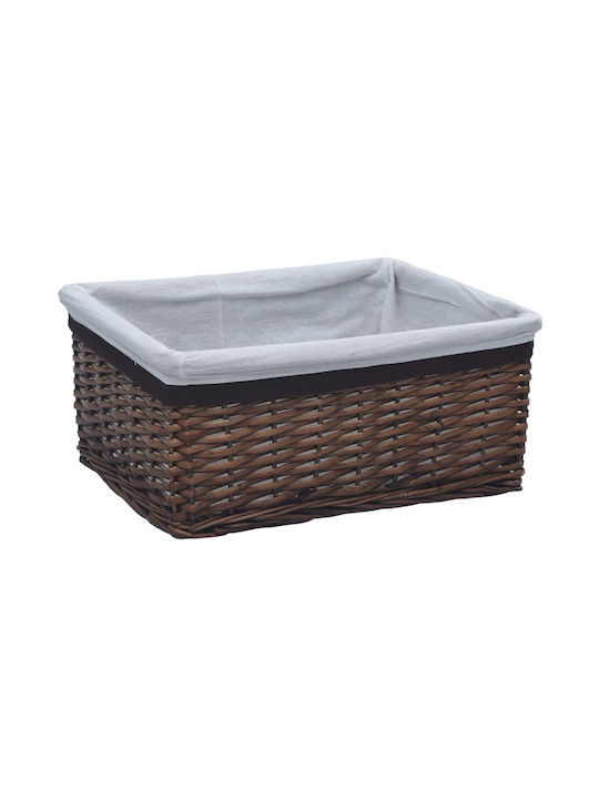 Wicker Decorative Baskets Set 3pcs vidaXL