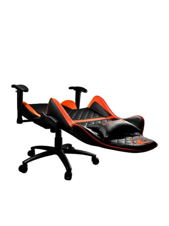 Cougar Armor One Καρέκλα Gaming Δερματίνης με Ρυθμιζόμενα Μπράτσα Πορτοκαλί