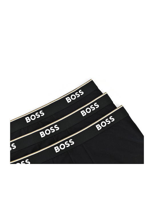 Men's Boxers Black with Patterns 3Pack