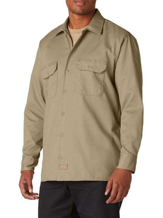 Long-sleeved Shirt Khaki