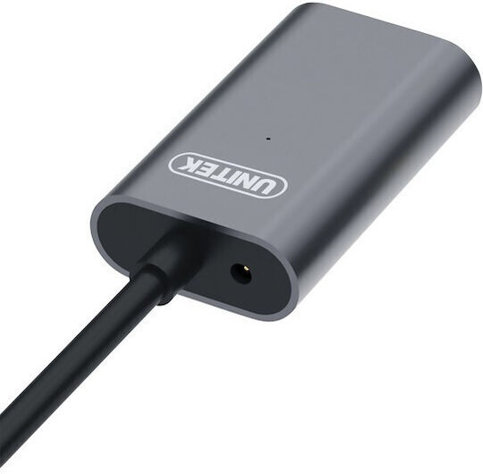 Unitek 20m USB 2.0 Cable A-Male to A-Female Gray (Y-274)