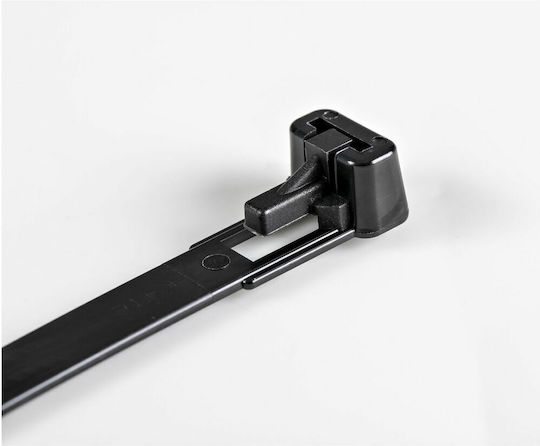 StarTech Δεματικά Καλωδίων Πλαστικά 65mmx7mm σε Μαύρο χρώμα (100τμχ) (CBMZTRB10BK)