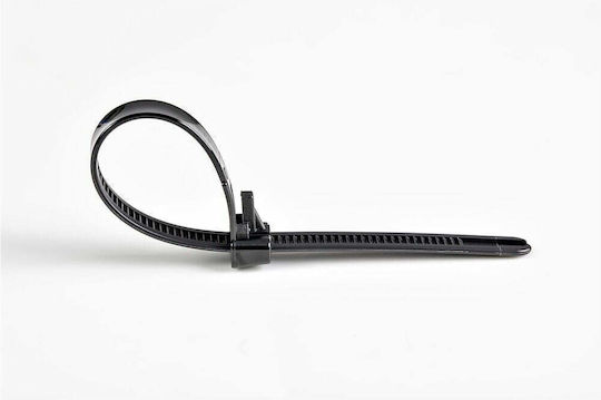 StarTech Cable Ties Plastic 50mm x 7mm in Black Colour (100 pcs) (CBMZTRB8BK)