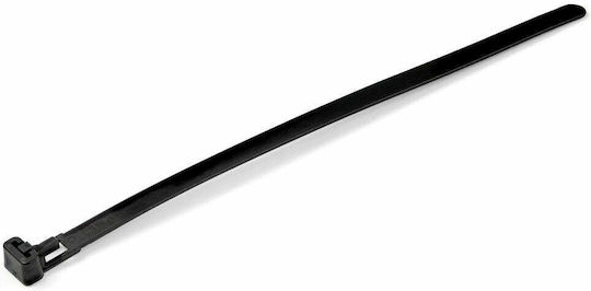 StarTech Cable Ties Plastic 50mm x 7mm in Black Colour (100 pcs) (CBMZTRB8BK)